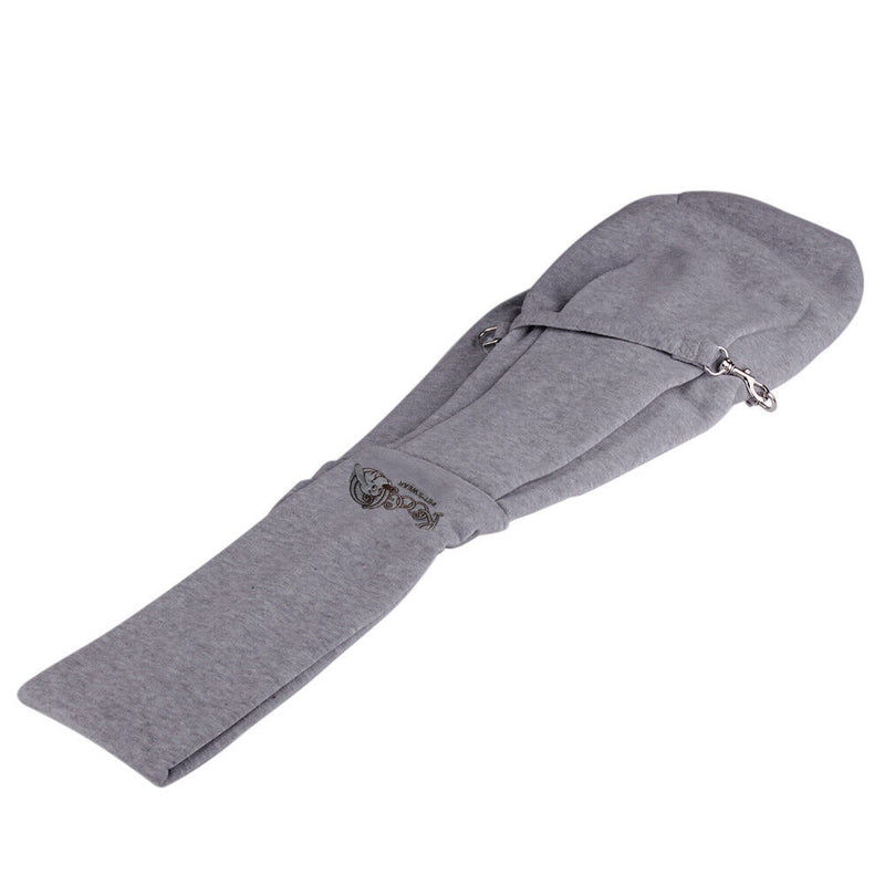 Pet Dog Cat Sling Shoulder Carrier Outdoor Travel Puppy Pouch Bag Grey