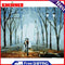 Hand Painted Artwork Frameless DIY Raining Lovers Painting By Numbers Picture