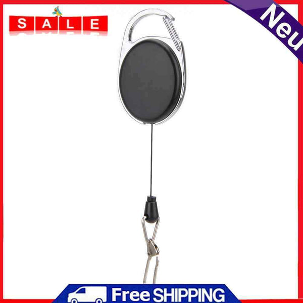 Outdoor Anti-theft EDC Telescopic Spring Type Key Ring Keychain for Keys