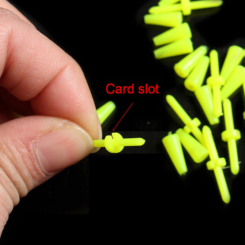 20pcs Sea Fishing Anti Wind Bar Rod Bobber Float Stoppers Fishing Tackle St