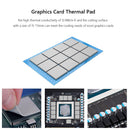 TEUCER HP800 12pcs 12.8W/mk Silicone Grease Pad Graphics Video Card Thermal Mat