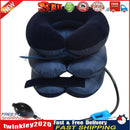 Inflatable Neck Stretcher 3 Tubes Air Cervical Traction Pain Relief (Blue) Newly
