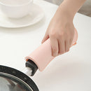 1pc Square Heat Resistant Placemat Waterproof Silicone Hanging Pad (Pink) Newly