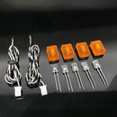 For Tamiya 1/14 Scania R470 R620 RC Trailer LED SIDE Skirt Light Marker Lamp Kit