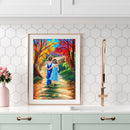 Boy Girl 5D DIY Full Round Drill Diamond Painting Hanging Rhinestones Mosaic Kit