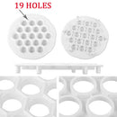 19 Holes Dough Press Mould Dumpling Mold Ravioli Pelmeni Huntun Maker (A)