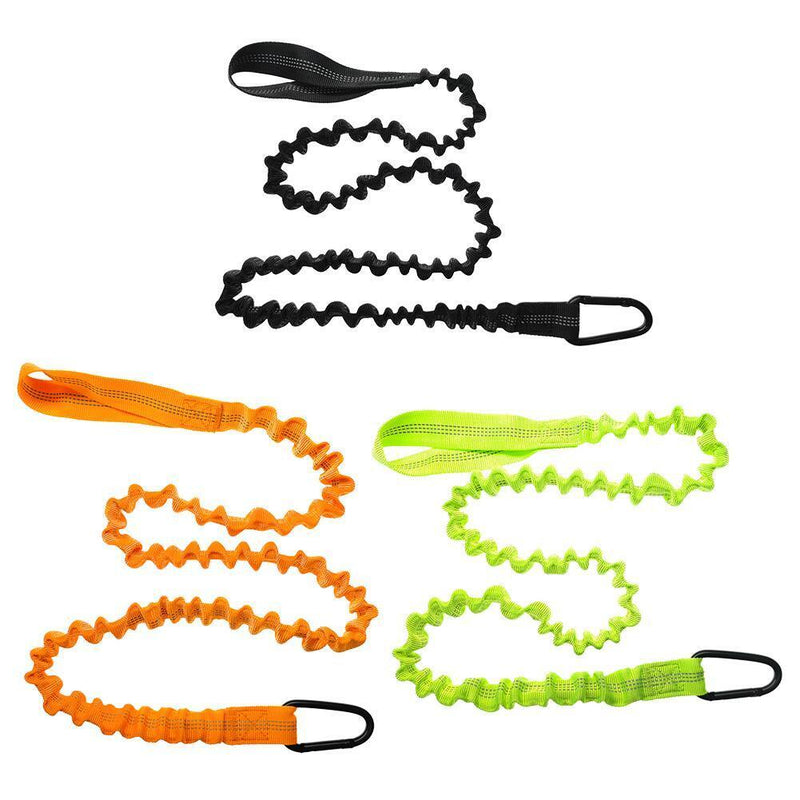 Elastic Kayak Paddle Leash Adjustable Paddle Strap (Green)