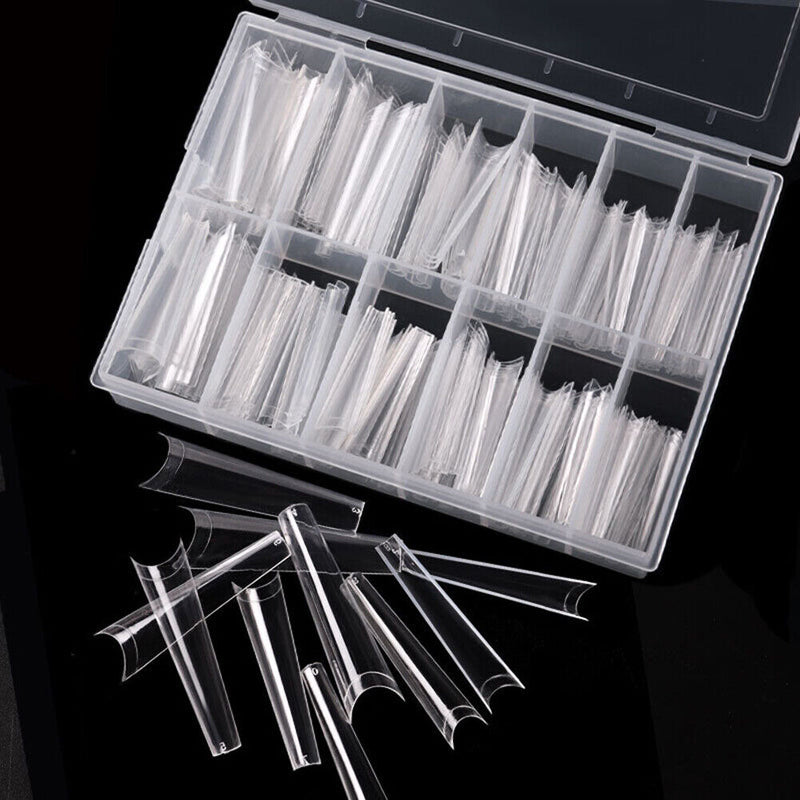 240pcs/Box Full Cover False Nails Manicuring Tip Artificial Nail Art Decorati