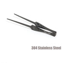 #A Household Outdoor BBQ Tongs Food Clip Stainless Steel Tool Churrasco BBQ Twee