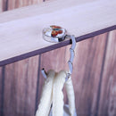 Foldable Metal Butterfly Purse Bag Hanger Handbag Table Hook(3099-16)