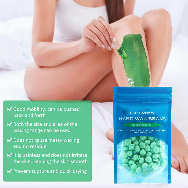 #A Wax Beans Depilatory Hard Wax Beans for Face Legs Arm Armpit Body Skin Care