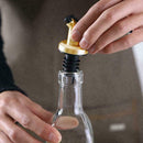 Wine Bottle Cork Pourer Spout Stopper Dispenser Kitchen Vinegar F7L7
