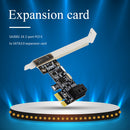 SA3001 2 Port SATA III PCIe Card SATA 3.0 to PCI-e 1X Adapter with Bracket Newly