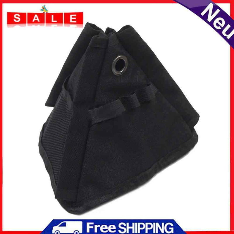 Camping Tripod Fan Guard Storage Bag Outdoors Blowing Fan Holder (Black)