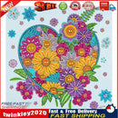 Partial Special Shape Drill Diamond Painting Heart Rhinestone Draw (UP149) Newly