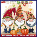 DIY Gnomes Rhinestone Picture Mosaic Full Round Drill Diamond Painting Craft
