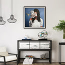 Flower Girl Oil Paint by Numbers Hand Painted Frameless Picture Home Ornament