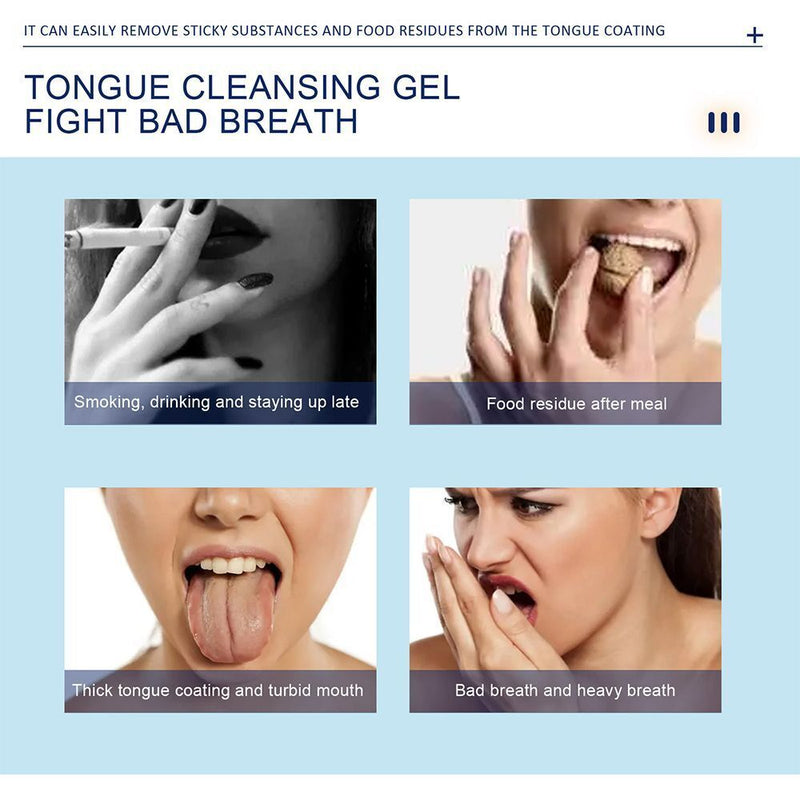 Silicone Remove Odor Tongue Brush Tongue Coating Cleansing Tongue Scraper