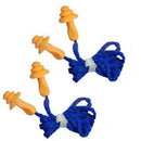 100Pcs Soft Silicone Corded Ear Plugs Reusable Hearing Protection Earplugs