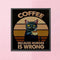 Full Cross Stitch 11CT Coffee Cat Stamped Embroidery DIY Needlework Handmade Kit