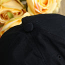 Men Women Unisex Adjustable Baseball Cap Golf Hat Hip Hop Flat Hat Black