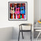 40x40cm Frameless Oil Paint By Numbers Color Guitar Paint Canvas Picture Crafts