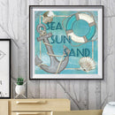 DIY Ocean Rhinestone Picture Mosaic 5D Full Round Drill Diamond Painting Kits