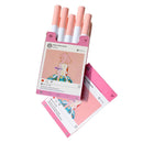 5pcs/set Retro Liquid Pink Girly Cigarette Tube Lip Tint Set: Lip Glaze E1B8
