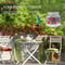 Bird Feeder Hanging Mason Jar Hummingbird Feeder for Patio Garden (Clear)