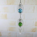 Rotating Wind Chime Novelty Sculpture Wind Chime with Spiral Tail Ball (A) Newly