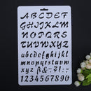 Lettering Stencil Letter Alphabet Stencils Painting Paper Craft Number Word