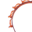 Punk Braided Hairpin Men Women Hoop Double Bangs Clip Hairband Hair Accessories