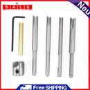 7x Barrel Trimmer Kit Pen Wood Mill Trimming System Cutting Head Sleeve Adapter
