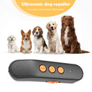 Ultrasonic Dog Repeller Anti Barking Pet Chaser Training Supplies (Black) Newly