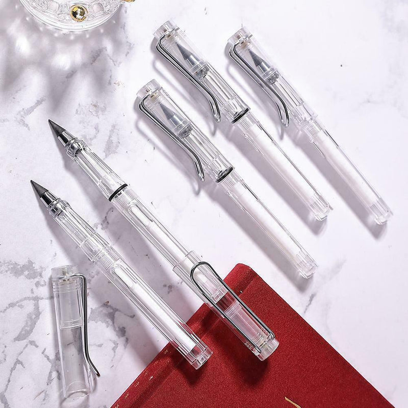 Inkless Eternal Pencil Unlimited Writing No Need Sharpen Students Erasa O1Y8