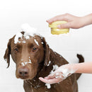 Soft Pet Dog Bath Shower Shampoo Brush SPA Massage Clean Scrubber (Yellow) Newly