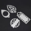 4pcs Metal Punching Molds Stencil Scrapbooking Paper Cards Craft Embossing Mold