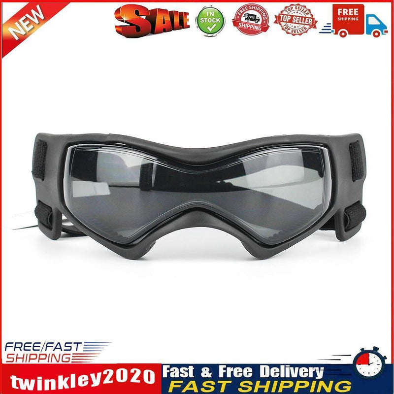 Pet Dog Glasses Goggles UV Protection Soft Frame Pets Sunglasses (Black) Newly