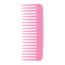 Smooth Comb Portable Wide Tooth Hairdressing Comb Pro Flat Comb (Pink) Newly