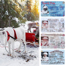Licence Christmas Decorations Driving License Santa License Santa's Sleigh Lost