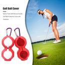 Sports Tools Golf Ball Cover Silicone Golf Ball Protective Cover with Carabiner
