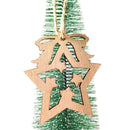 3pcs DIY Christmas Wooden Pendants Nordic Style Window Decor (JM01593) Newly