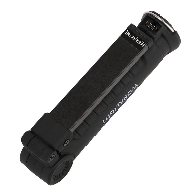 COB LED Flashlight Rechargeable Work Camping Folding Night Light (2pcs)