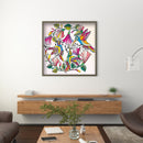 Diamond Painting Partial Special Drill Birds and Flowers Picture of Rhinest