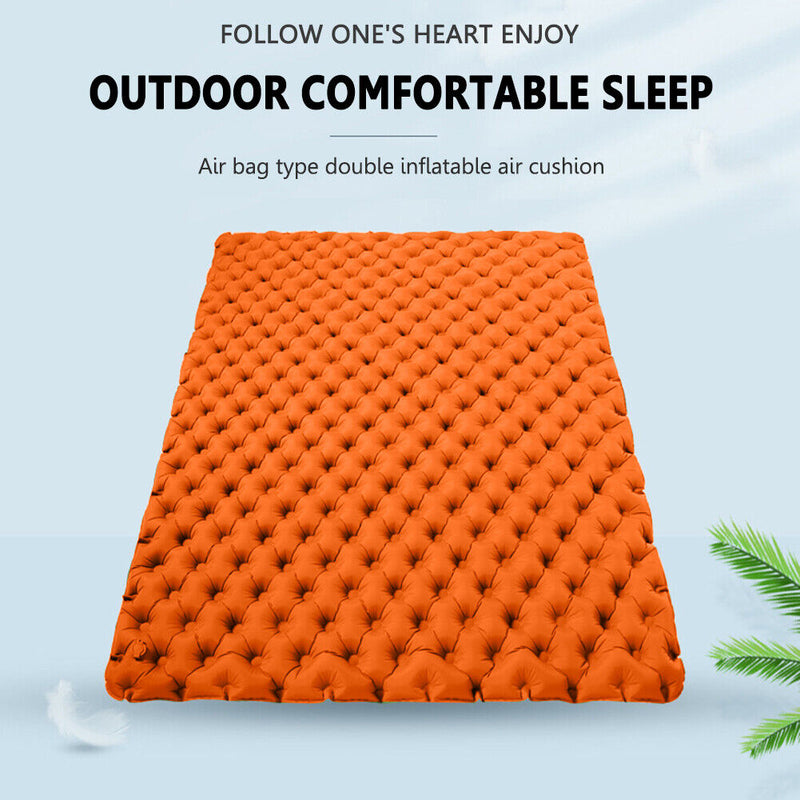 Double Sleeping Bed Camping Mat Inflatable Tent Air Cushion Camping Equipme