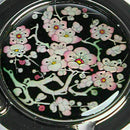 Plum Flower Pattern Folding Bag Purse Alloy Handbag Hook Hol H4S0 V5Z7 C7Z5 K9H6