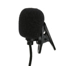 Portable Mini Clip-on Lapel Microphone 3.5mm Handsfree Capacitor Wired Mi