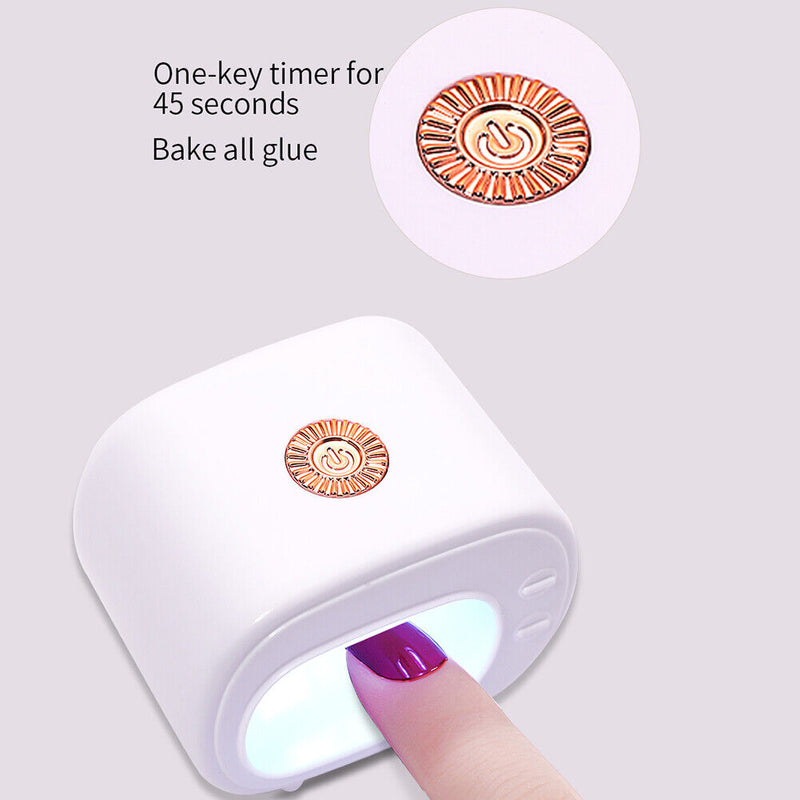 Powerful LED Nail Dryer Soft Gel Polish Lamp Nail Art Cosmetic Tools Girls Gifts