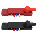 2pcs 12 Terminal Power Distribution Block Bus Bar with Covers + Ring Terminals