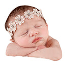 Baby Infant Girls Beautiful Linen Sunflower Headband Stretchable Hairband